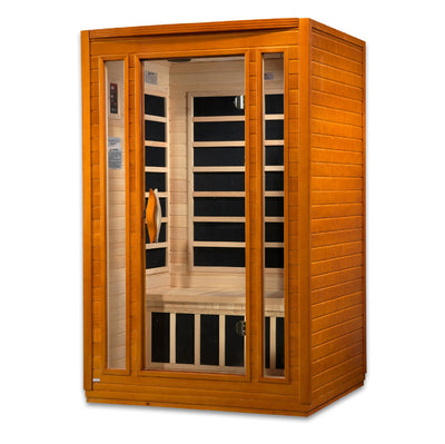 Dynamic San Marino 2-person Low EMF (Under 8MG) FAR Infrared Sauna (Canadian Hemlock)