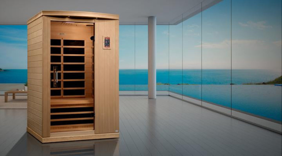 Dynamic Venice Elite 2-person Ultra Low EMF (Under 3MG) FAR Infrared Sauna (Canadian Hemlock)
