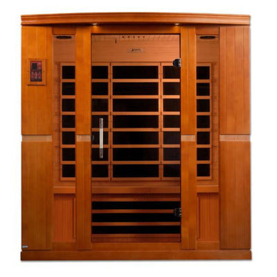 Dynamic Bergamo 4-person Low EMF (Under 8MG) FAR Infrared Sauna (Canadian Hemlock)
