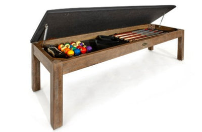 Centennial Storage Bench in Dark Brown - Accessories Not included 