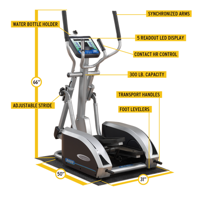 Body-Solid Endurance E400 Elliptical Trainer