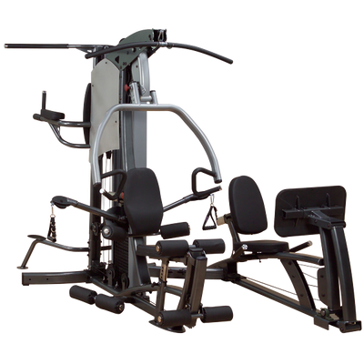 BodySolid F500 Fusion 500 Personal Trainer Gym with Optional FUSION Leg Press Attachment and Vertical Knee-Raise / Dip Station