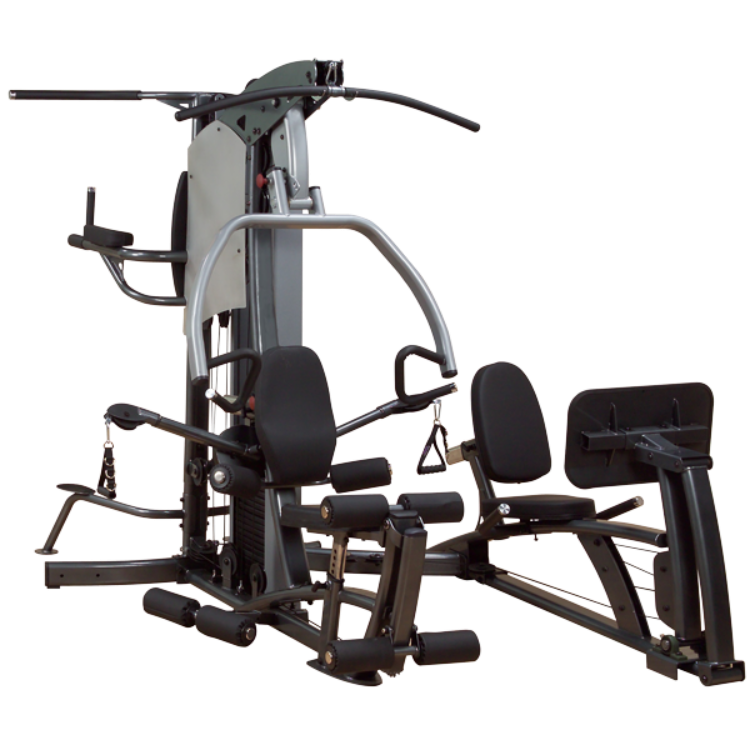 BodySolid F500 Fusion 500 Personal Trainer Gym with Optional FUSION Leg Press Attachment and Vertical Knee-Raise / Dip Station