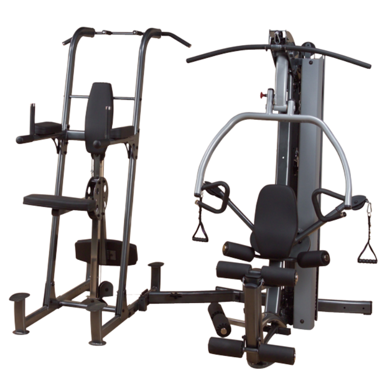 BodySolid F500 Fusion 500 Personal Trainer Gym with Optional Weight-Assisted Dip & Pull-Up Station