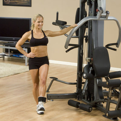 BodySolid F500 Fusion 500 Personal Trainer Gym with Optional Vertical Knee-Raise / Dip Station