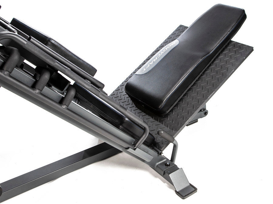 BodyCraft F760 PRO Linear Bearing Leg Press Hack Squat Hip Sled - Weight Plates NOT Included