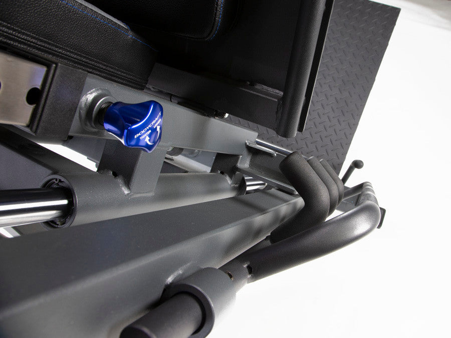 BodyCraft F760 PRO Linear Bearing Leg Press Hack Squat Hip Sled - Weight Plates NOT Included