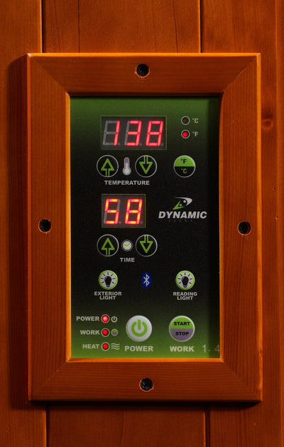 Golden Designs Dynamic Heming Elite 2-person Corner Ultra Low EMF (Under 3MG) FAR Infrared Sauna (Canadian Hemlock)