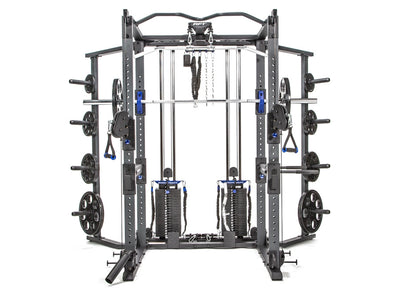 BodyCraft RFT PRO Rack Functional Trainer with Optional Add-Ons - Weight Plates NOT Included - Shown with Available Options - NOT Included