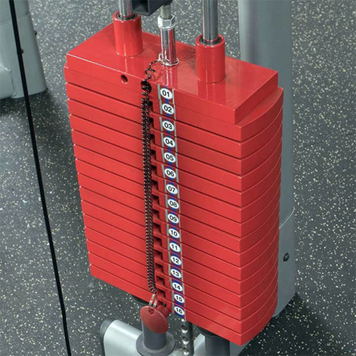 Body-Solid G1S Selectorized Home Gym with Optional Red Premium Weight Plates