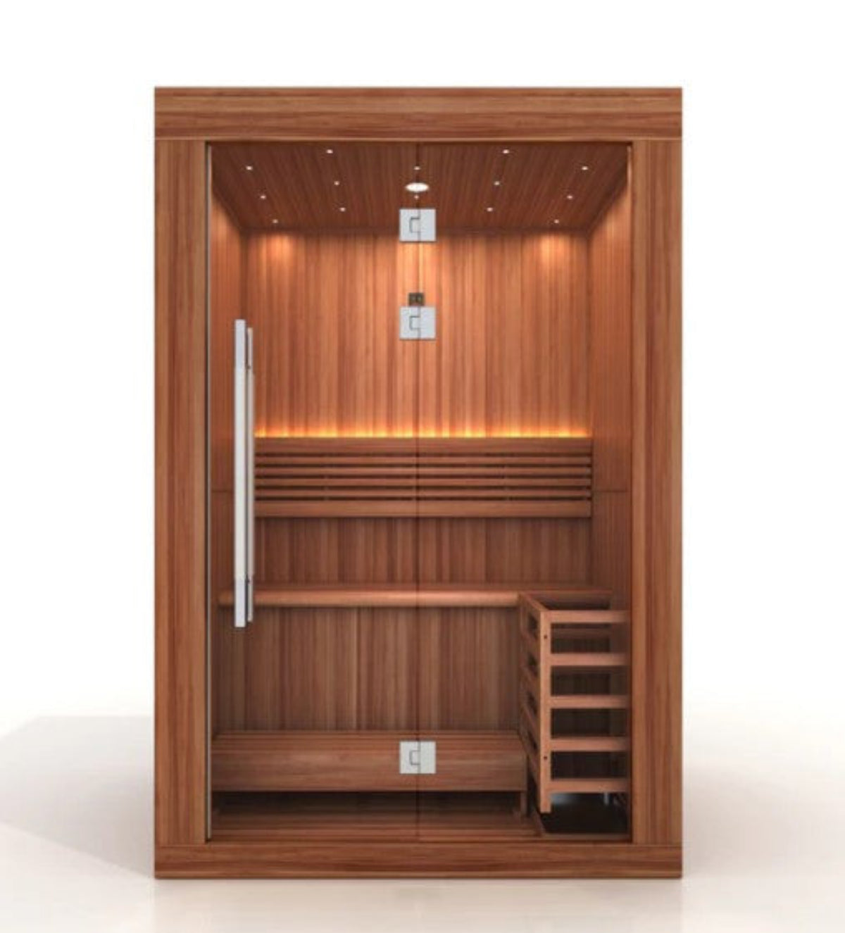 Golden Designs Sundsvall Edition 2 Person Traditional Sauna - Canadian Red Cedar