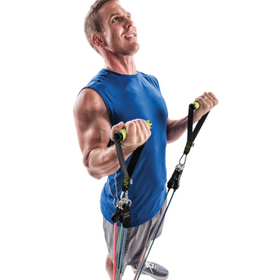 GoFit Tube/Band Power Handles with Carabiners (1 pair) (GF-STHC)