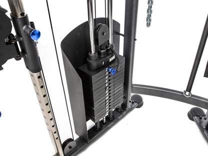 BodyCraft HFT PRO Functional Trainer Dual 150 lb. Stacks with Accessories and Workout