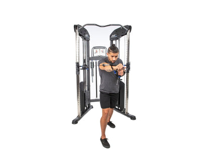BodyCraft HFT PRO Functional Trainer Dual 150 lb. Stacks with Accessories and Workout