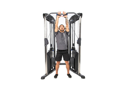 BodyCraft HFT PRO Functional Trainer Dual 150 lb. Stacks with Accessories and Workout