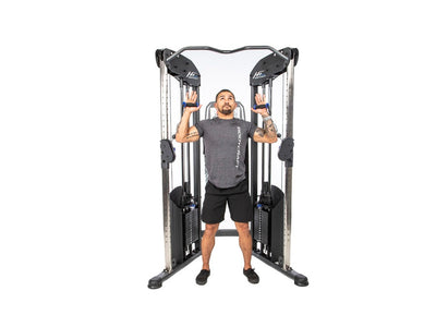 BodyCraft HFT PRO Functional Trainer Dual 150 lb. Stacks with Accessories and Workout