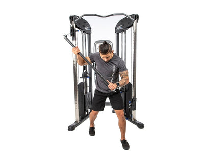 BodyCraft HFT PRO Functional Trainer Dual 150 lb. Stacks with Accessories and Workout