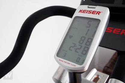 Keiser M3i Indoor Cycle with Bluetooth, Media Tray, Stretch Pads, Floor Mat, M Connect Display