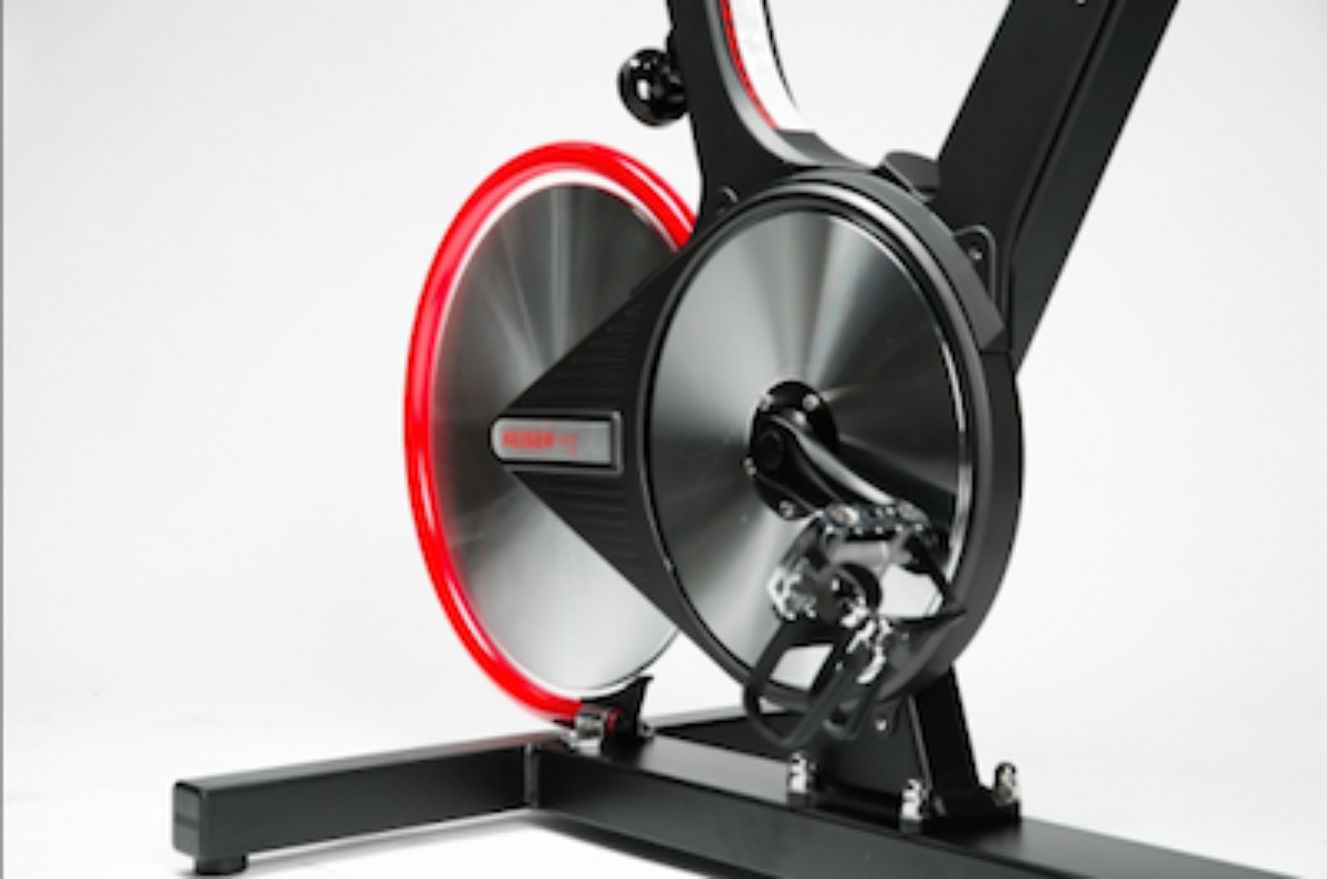 Keiser M3i Indoor Cycle with Bluetooth, Media Tray, Stretch Pads, Floor Mat, M Connect Display