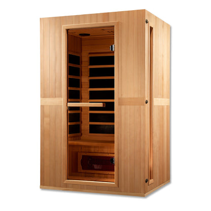 Golden Designs Maxxus 2-Person Low EMF (Under 8MG) FAR Infrared Sauna (Canadian Hemlock)