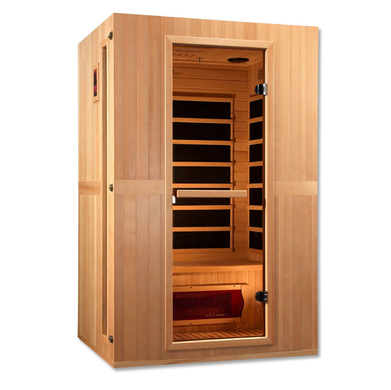 Golden Designs Maxxus 2-Person Low EMF (Under 8MG) FAR Infrared Sauna (Canadian Hemlock)