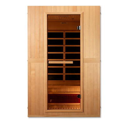 Golden Designs Maxxus 2-Person Low EMF (Under 8MG) FAR Infrared Sauna (Canadian Hemlock)