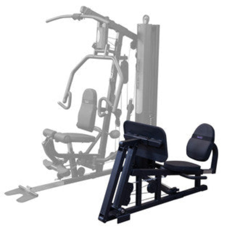 Body-Solid Red G6BR Bi Angular Gym shown with Leg Press GLP Attachment 