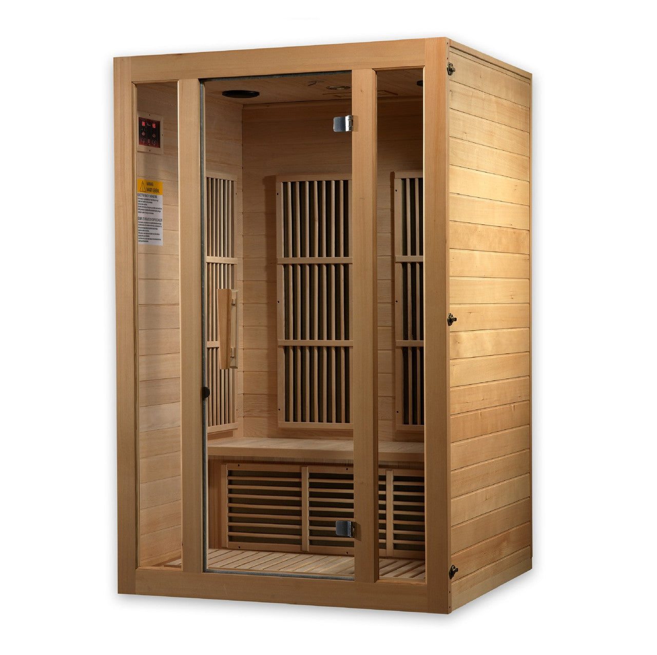 Golden Designs Maxxus Seattle 2-Person Near Zero EMF (Under 2MG) FAR Infrared Sauna (Canadian Hemlock)