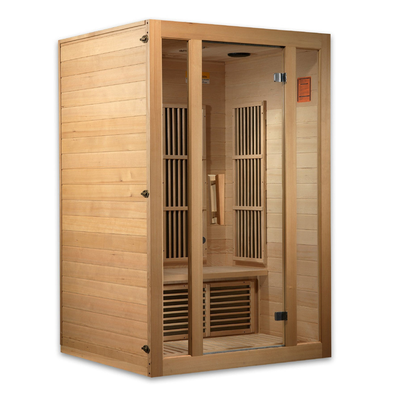 Golden Designs Maxxus Seattle 2-Person Near Zero EMF (Under 2MG) FAR Infrared Sauna (Canadian Hemlock)