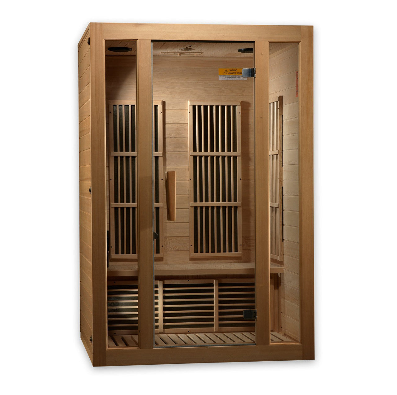 Golden Designs Maxxus Seattle 2-Person Near Zero EMF (Under 2MG) FAR Infrared Sauna (Canadian Hemlock)