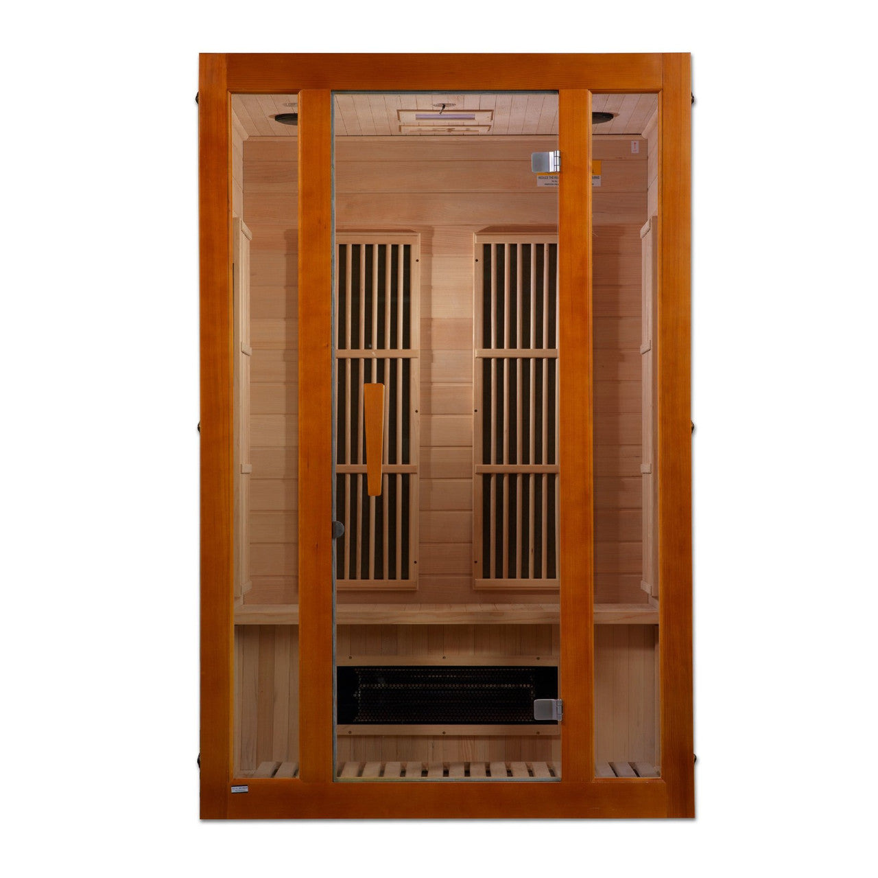 Golden Designs MX-J206-02S Maxxus 2-Person Low EMF (Under 8MG) FAR Infrared Sauna (Canadian Hemlock)