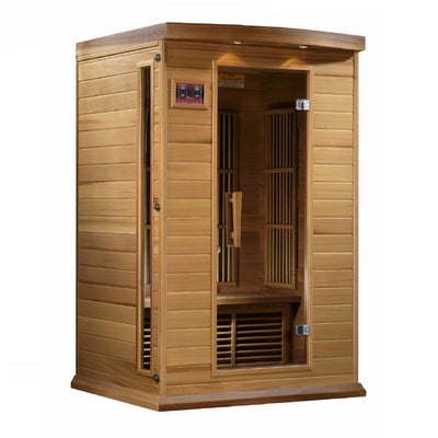 Golden Designs  Maxxus 2-Person Near Zero EMF (Under 2MG) FAR Infrared Sauna (Canadian Red Cedar)