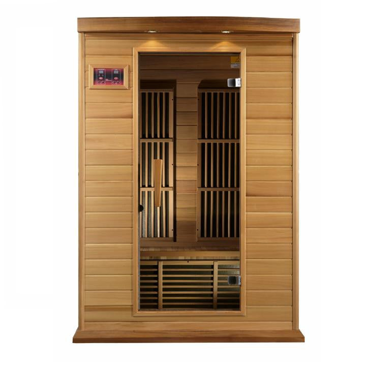 Golden Designs  Maxxus 2-Person Low EMF (Under 8MG) FAR Infrared Sauna (Canadian Red Cedar)