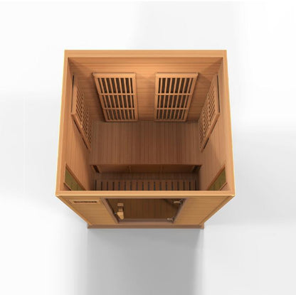 Golden Designs  Maxxus 2-Person Low EMF (Under 8MG) FAR Infrared Sauna (Canadian Red Cedar)