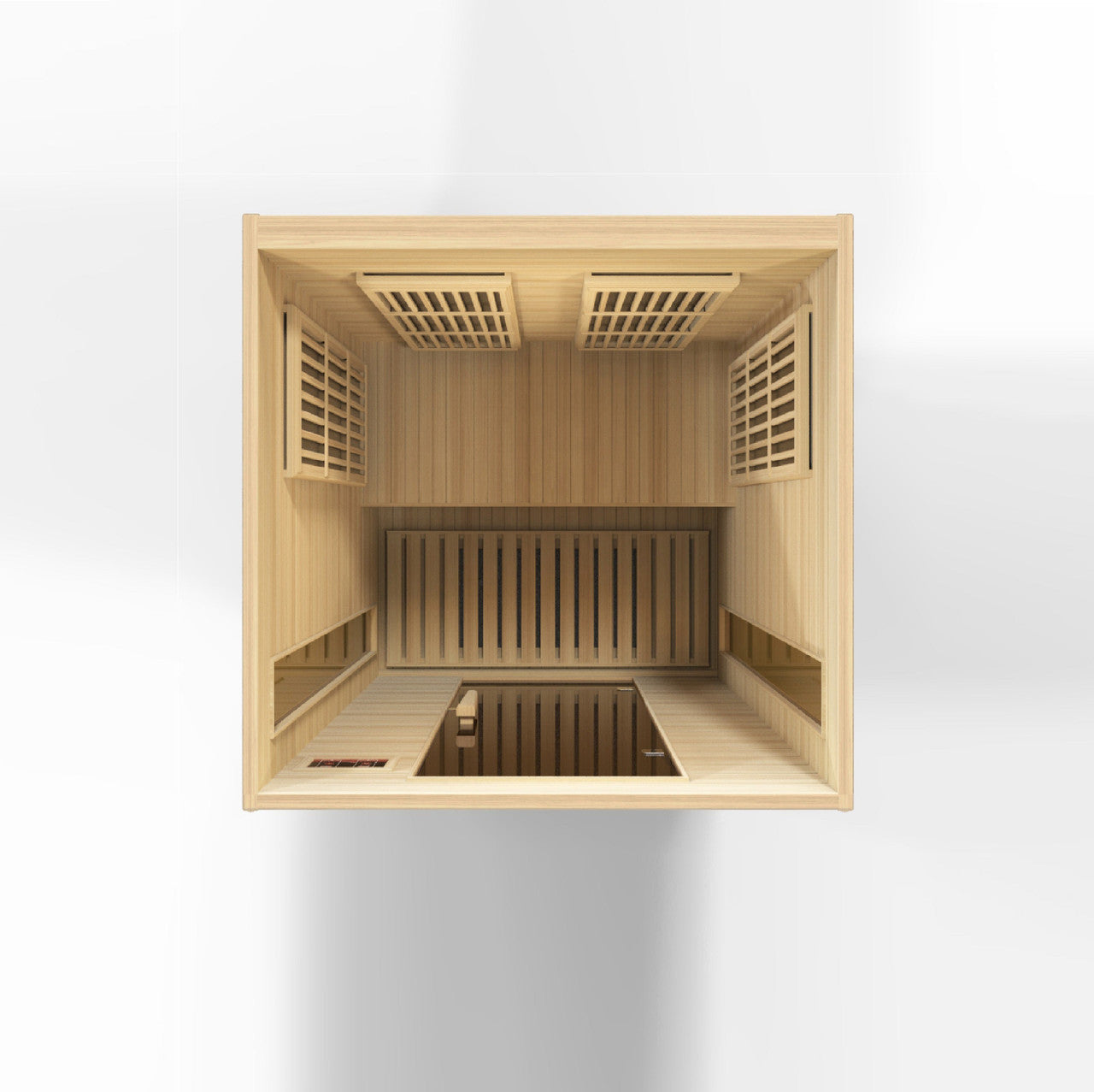 Golden Designs Maxxus Low EMF FAR Infrared Sauna Canadian Hemlock