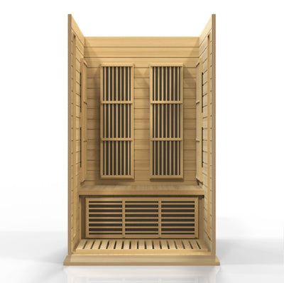 Golden Designs  Maxxus 2-Person Near Zero EMF (Under 2MG) FAR Infrared Sauna (Canadian Hemlock)