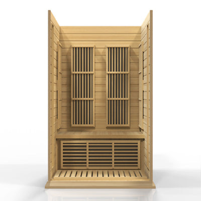 Golden Designs Maxxus Low EMF FAR Infrared Sauna Canadian Hemlock