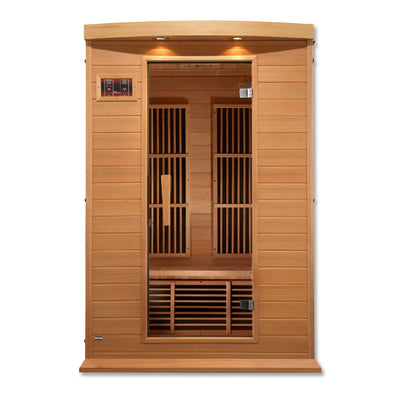 Golden Designs Maxxus Low EMF FAR Infrared Sauna Canadian Hemlock