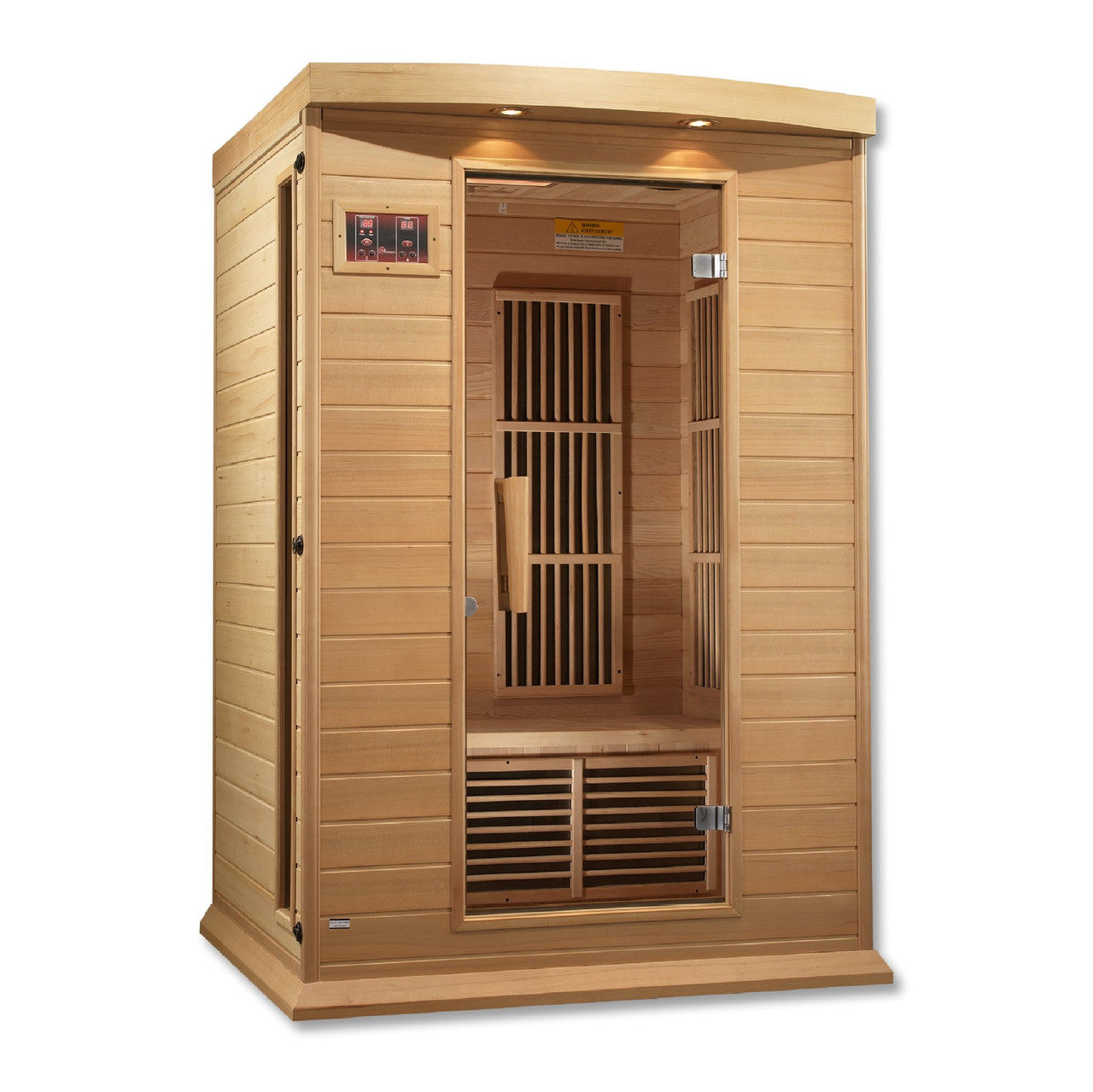 Golden Designs  Maxxus 2-Person Near Zero EMF (Under 2MG) FAR Infrared Sauna (Canadian Hemlock)
