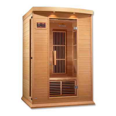 Golden Designs Maxxus Low EMF FAR Infrared Sauna Canadian Hemlock