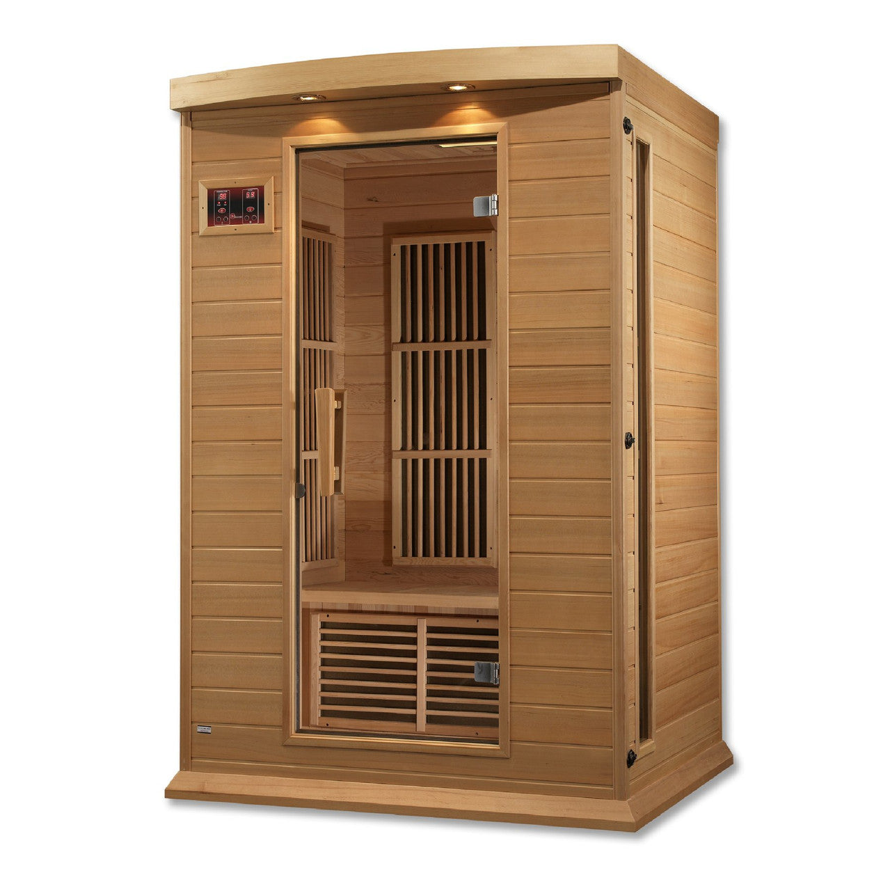 Golden Designs  Maxxus 2-Person Near Zero EMF (Under 2MG) FAR Infrared Sauna (Canadian Hemlock)
