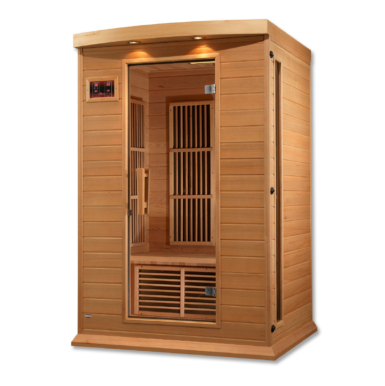 Golden Designs Maxxus Low EMF FAR Infrared Sauna Canadian Hemlock