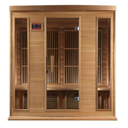 Golden Designs Maxxus 4-Person Low EMF (Under 8MG) FAR Infrared Sauna (Canadian Red Cedar)