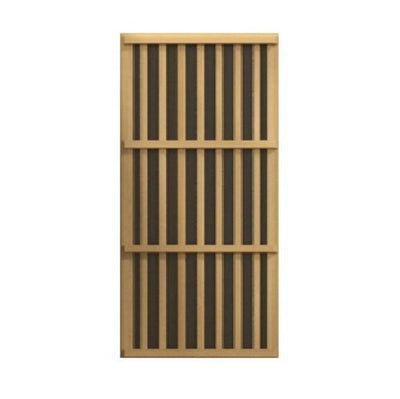 Maxxus 3-Person Corner Low EMF (Under 8MG) FAR Infrared Sauna (Canadian Red Cedar)