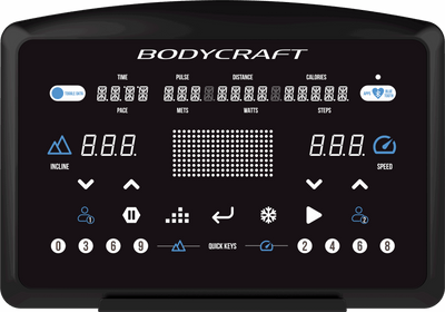 BodyCraft T500 Treadmill - LED 