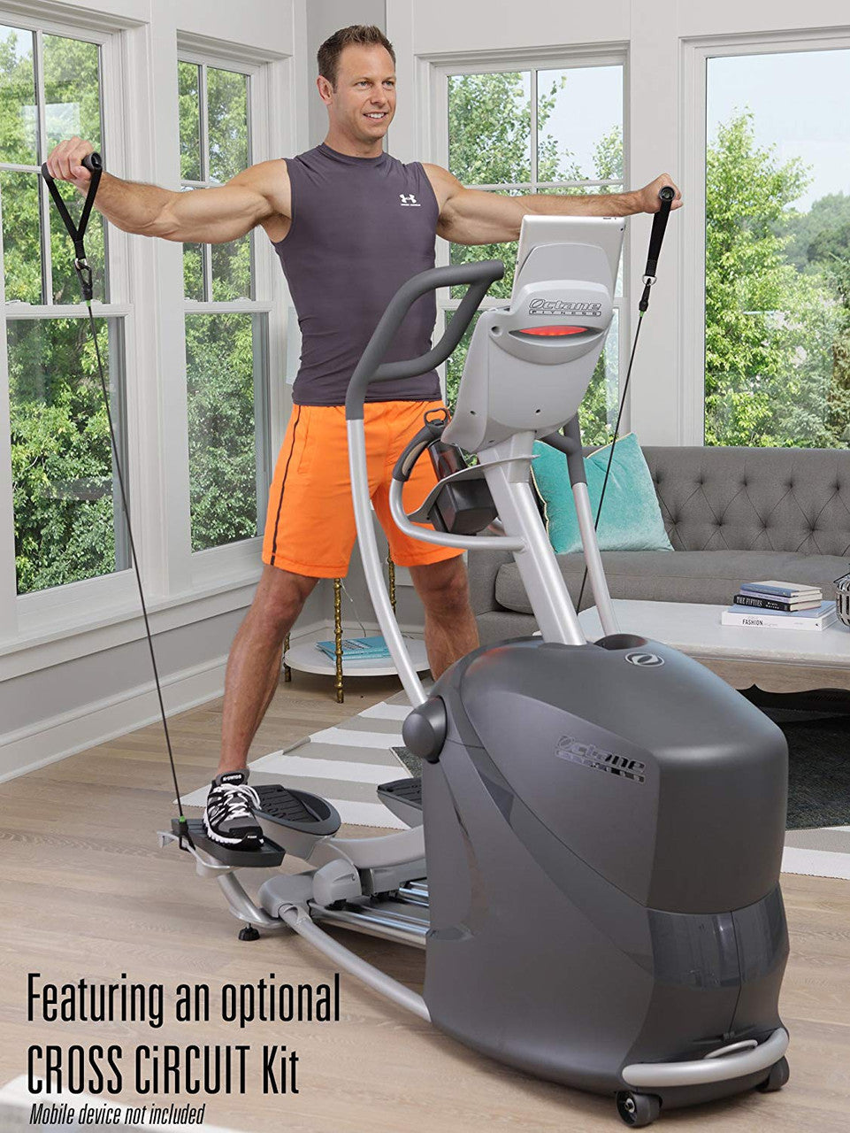 Q37 Elliptical Cross-Trainer with OPTIONAL CROSS CiRCUIT+ Kit