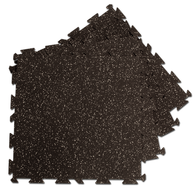 Body-Solid Tools Interlocking Rubber Flooring (Speckled)