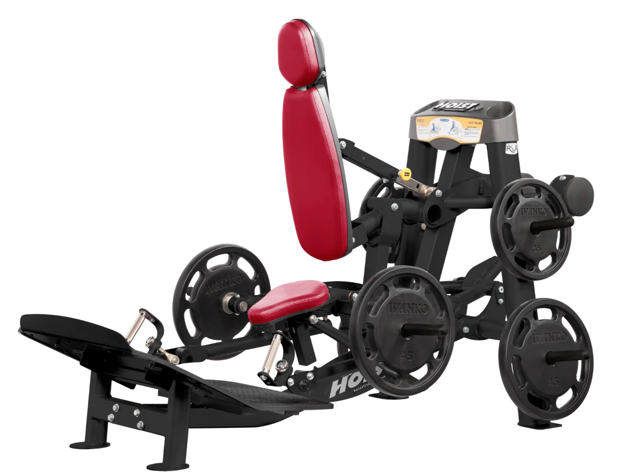 Hoist Fitness ROC IT RPL5356 Plate Loaded Hack Squat Dead Lift Shrug RPL-5356 - Fitness Outlet 