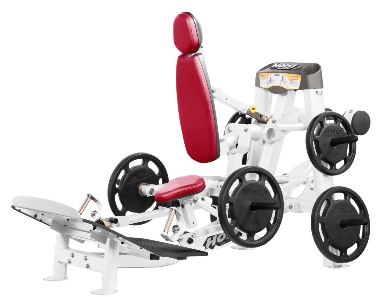 Hoist Fitness ROC IT RPL5356 Plate Loaded Hack Squat Dead Lift Shrug RPL-5356 - Fitness Outlet 