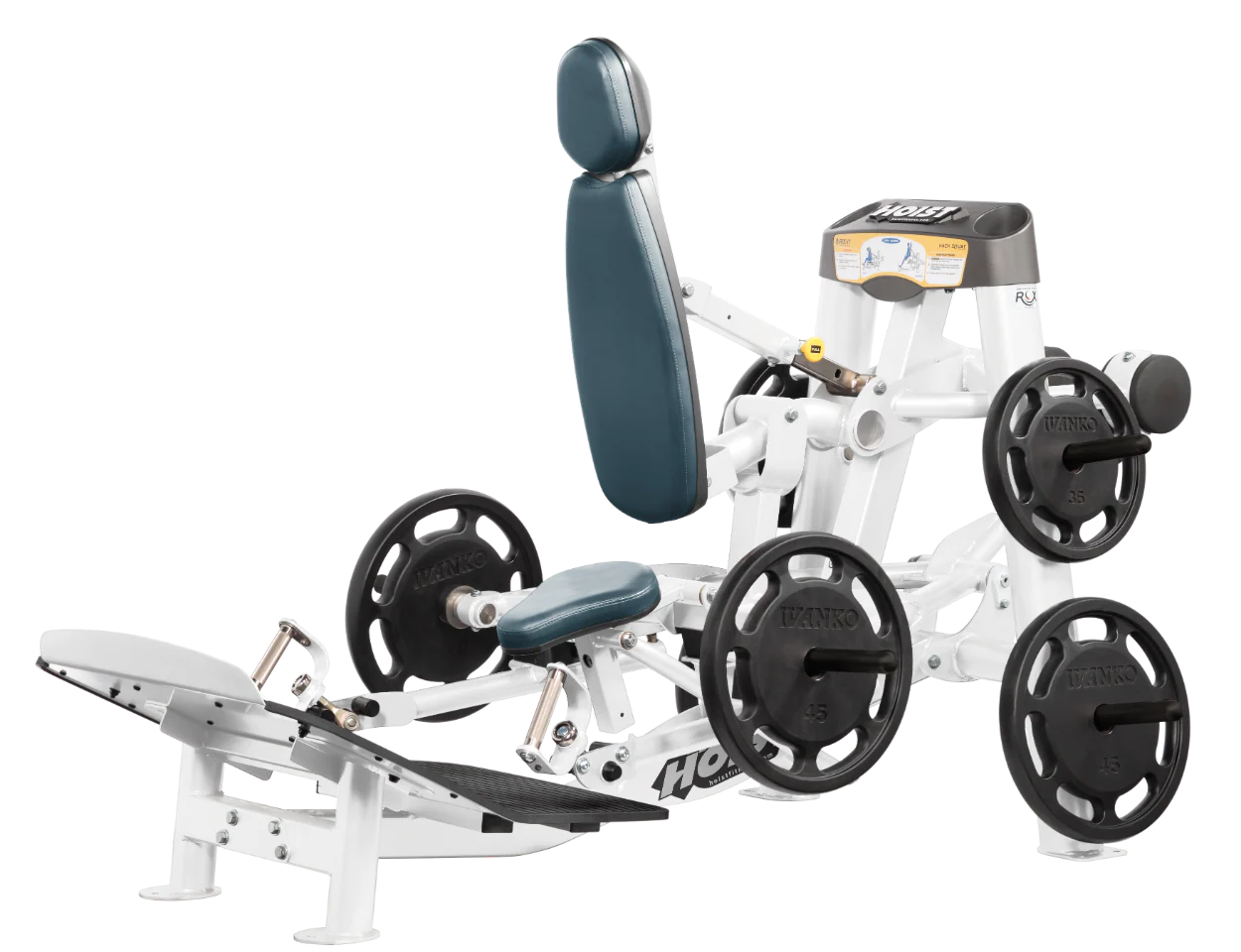Hoist Fitness ROC IT RPL5356 Plate Loaded Hack Squat Dead Lift Shrug RPL-5356 - Fitness Outlet 